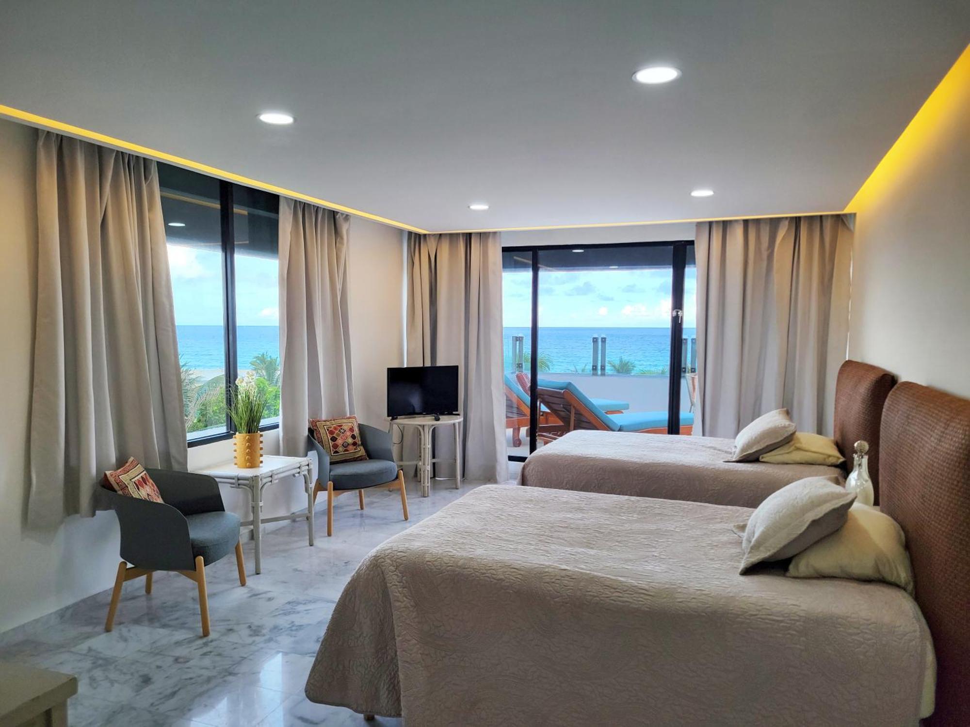 Beachfront Getaway Condo Cancun Exterior photo